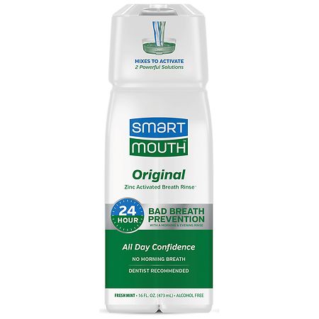 SmartMouth Original Activated Breath Rinse 16 fl oz Adult