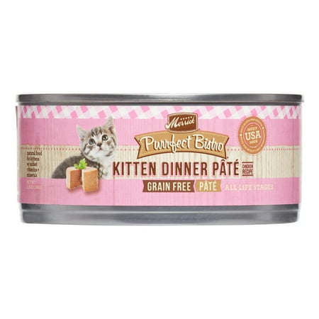 Merrick Perfect Bistro Kitten Dinner Pate, 5.5 Oz