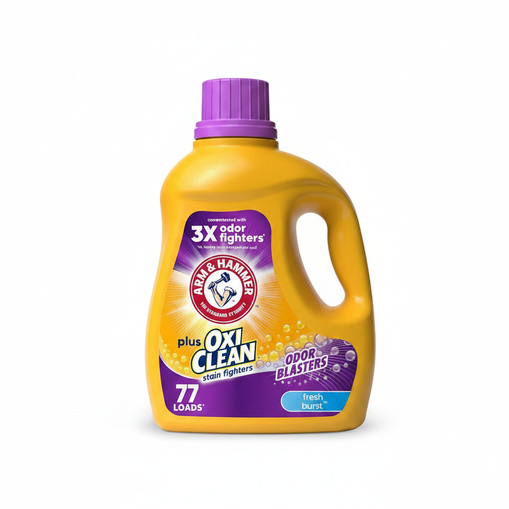 Arm & Hammer Concentrated Plus OxiClean Liquid Detergent - 100.5 Oz, Deep Clean & Freshness