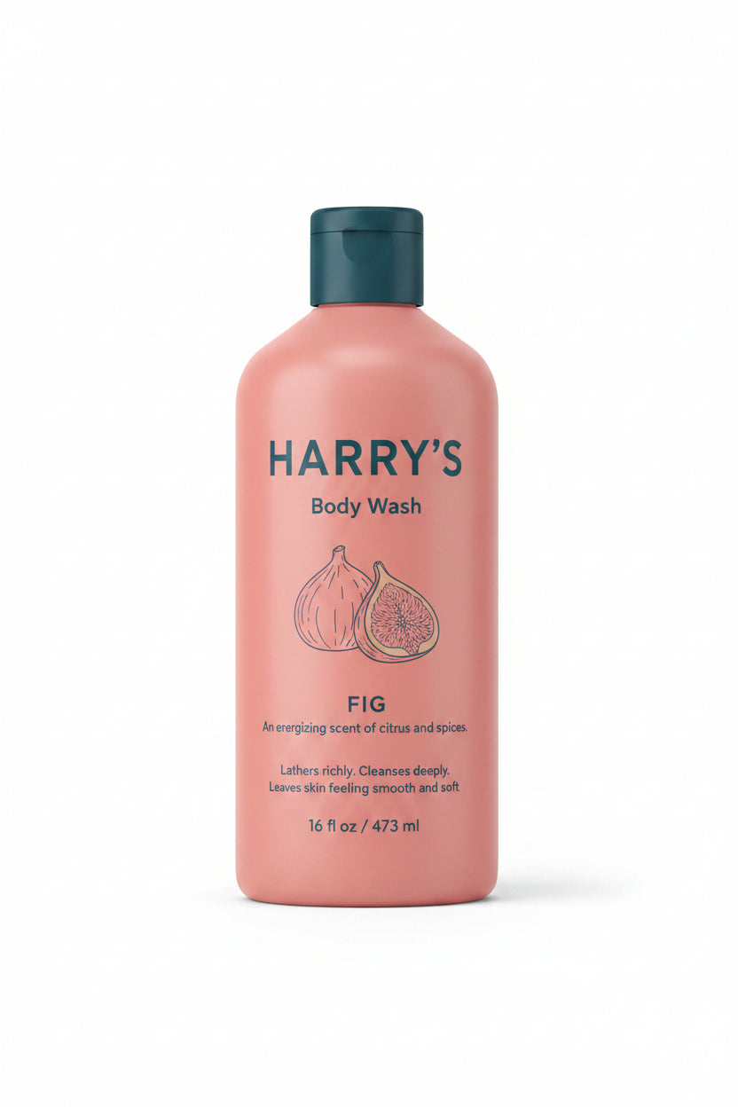 Harry's Body Wash Shower Gel for Men - Fig Scent - 16 fl oz - Sensitive Skin Body Wash - No Parabens, Sulfates, or Dyes
