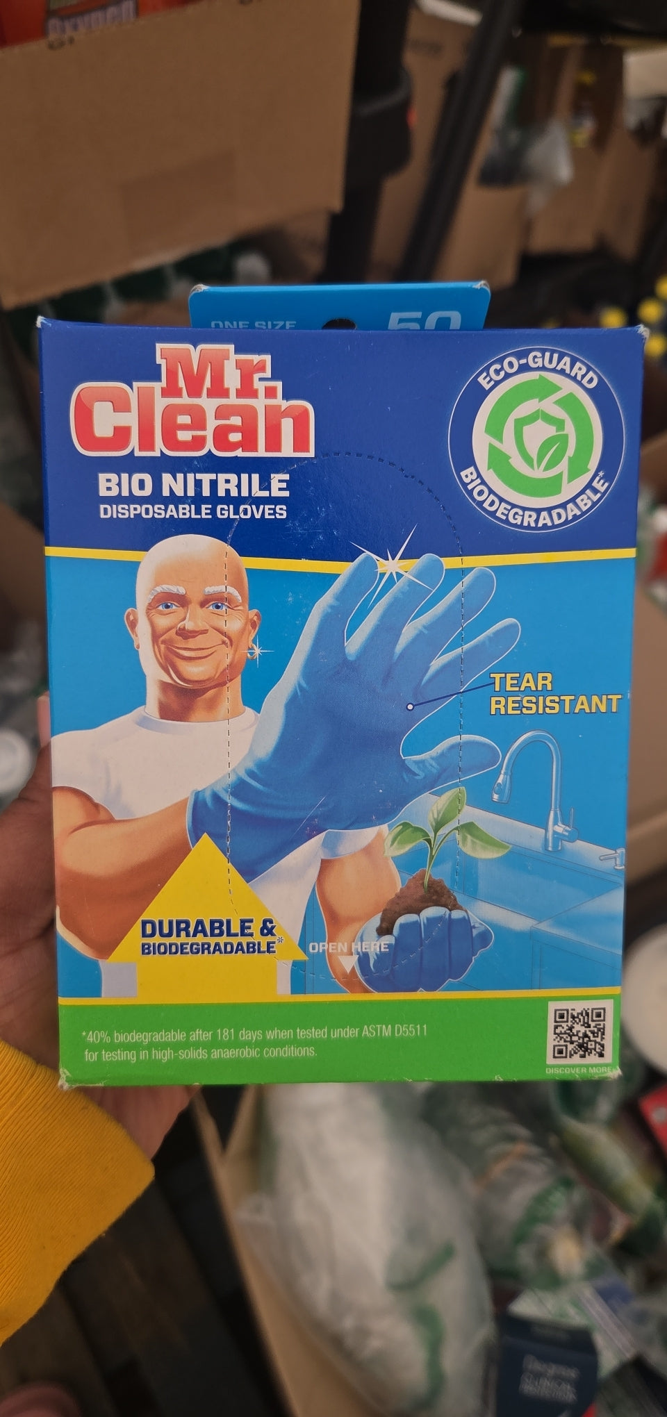 Mr Clean disposable gloves