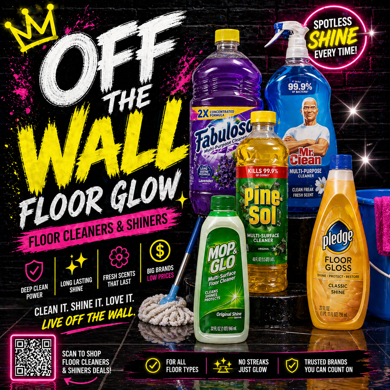 Off The Wall Floor Glow ✨🔥