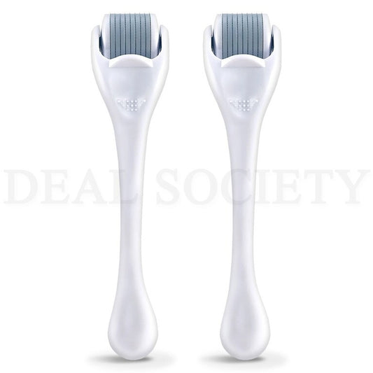 Plum Beauty Facial Microneedling Facial Roller and Massager White