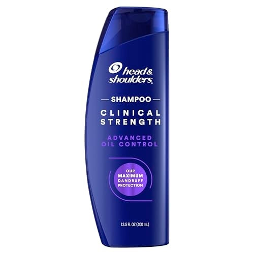 Head & Shoulders Dandruff Shampoo, Clinical Strength Advanced Oil Control, Our Maximum Anti-Dandruff Prescription-Strength Formula, Flake Protection, Seborrheic Dermatitis Relief, Citrus, 13