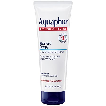 Aquaphor Healing Ointment Skin Protectant for Dry  Cracked  Irritated Skin  Fragrance Free  7 oz