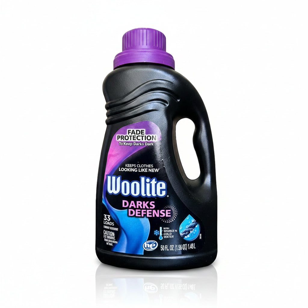 Woolite Darks Defense Liquid Laundry Detergent, 33 Loads, 50 Fl Oz, 2 Pack