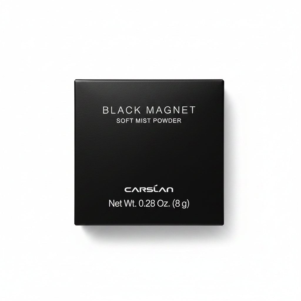 Black magnet soft mist powder
