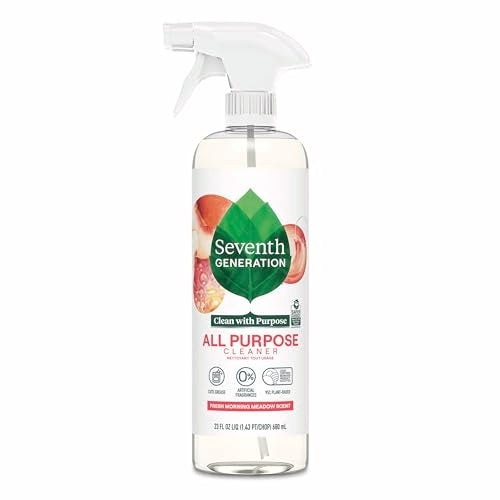 Seventh Generation All Purpose Cleaner, Fresh Morning Meadow Scent, Cuts Grease, 23 Fl Oz