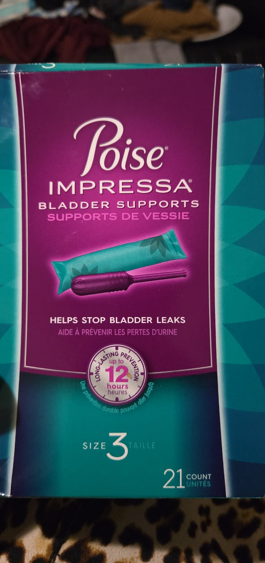 Poise bladder protection tampons