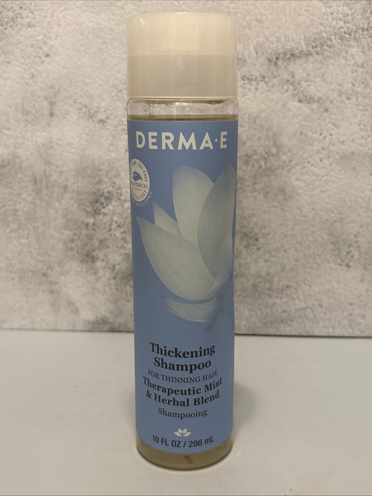 Derma-E Thickening Shampoo Therapeutic Mint & Herbal Blend 10 Fl Oz