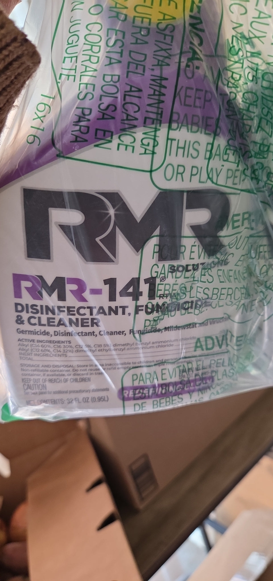 Rmr disinfectant fungicide dual pack