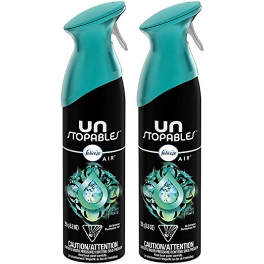 Febreze Unstopables Premium Air Refresher - Fresh Scent - Net Wt. 8.8 OZ (250 g)