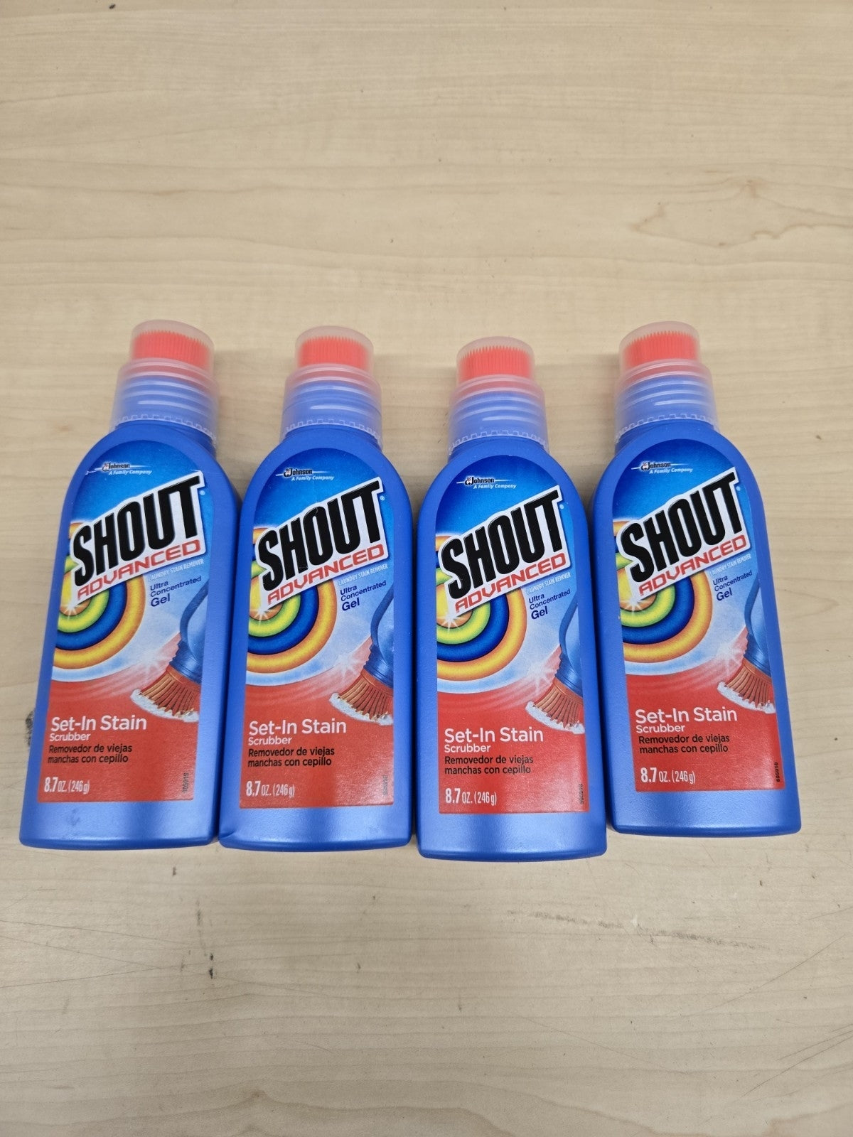 Shout Advanced Set-In Stain Scrubber Stain Remover Ultra Concentrated Gel
