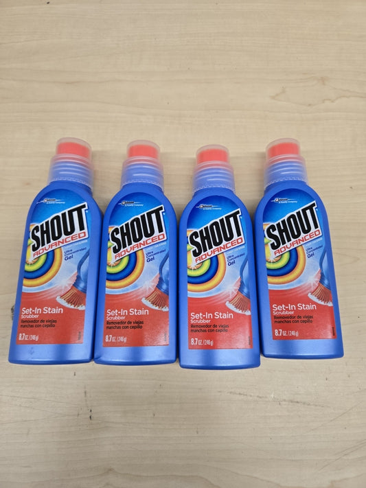 Shout Advanced Set-In Stain Scrubber Stain Remover Ultra Concentrated Gel