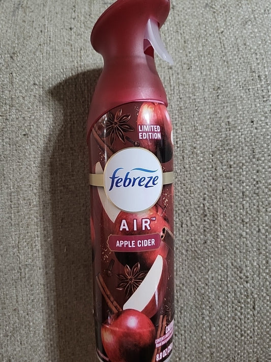 Febreze Air Apple Cider Spray Scent Freshener 8.8oz Holiday LTD