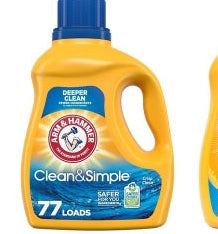 Arm & Hammer Sensitive Skin Plus, Liquid Laundry Detergent, Choose Size & Scent.