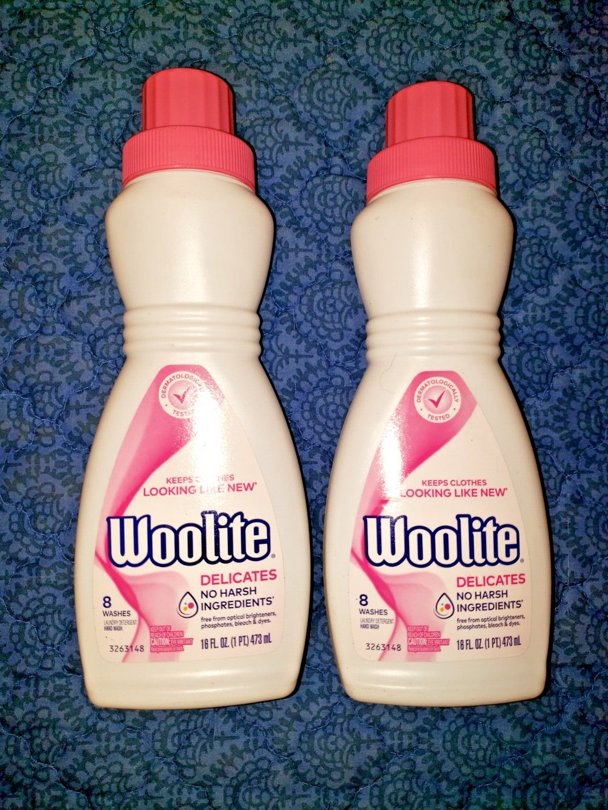 (2-Pk) Woolite DELICATES Hypoallergenic Sensitive Skin Gentle Laundry Detergent