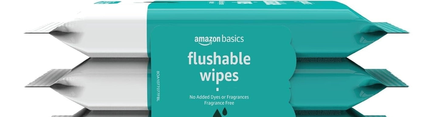 Adult Wipes - Flushable Wipes - 2 Pack, 84 Wipes - Unscented Extra-Large Adult