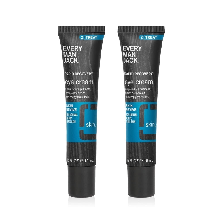 (2 Pack) Every Man Jack Face Eye Cream Revive 0.5 Oz